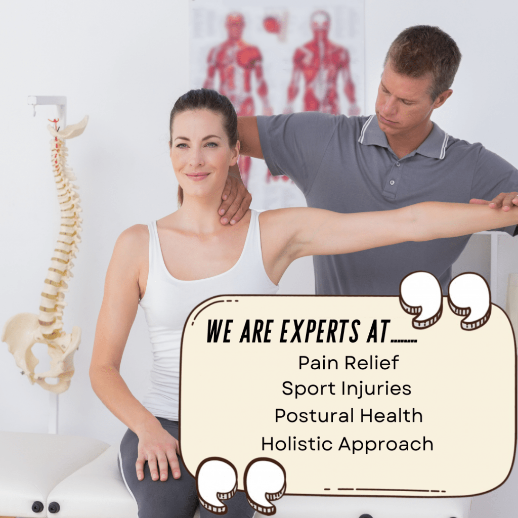 Chiropractor Petts Wood giving a lady her initial consultation at the 50% off special offer.