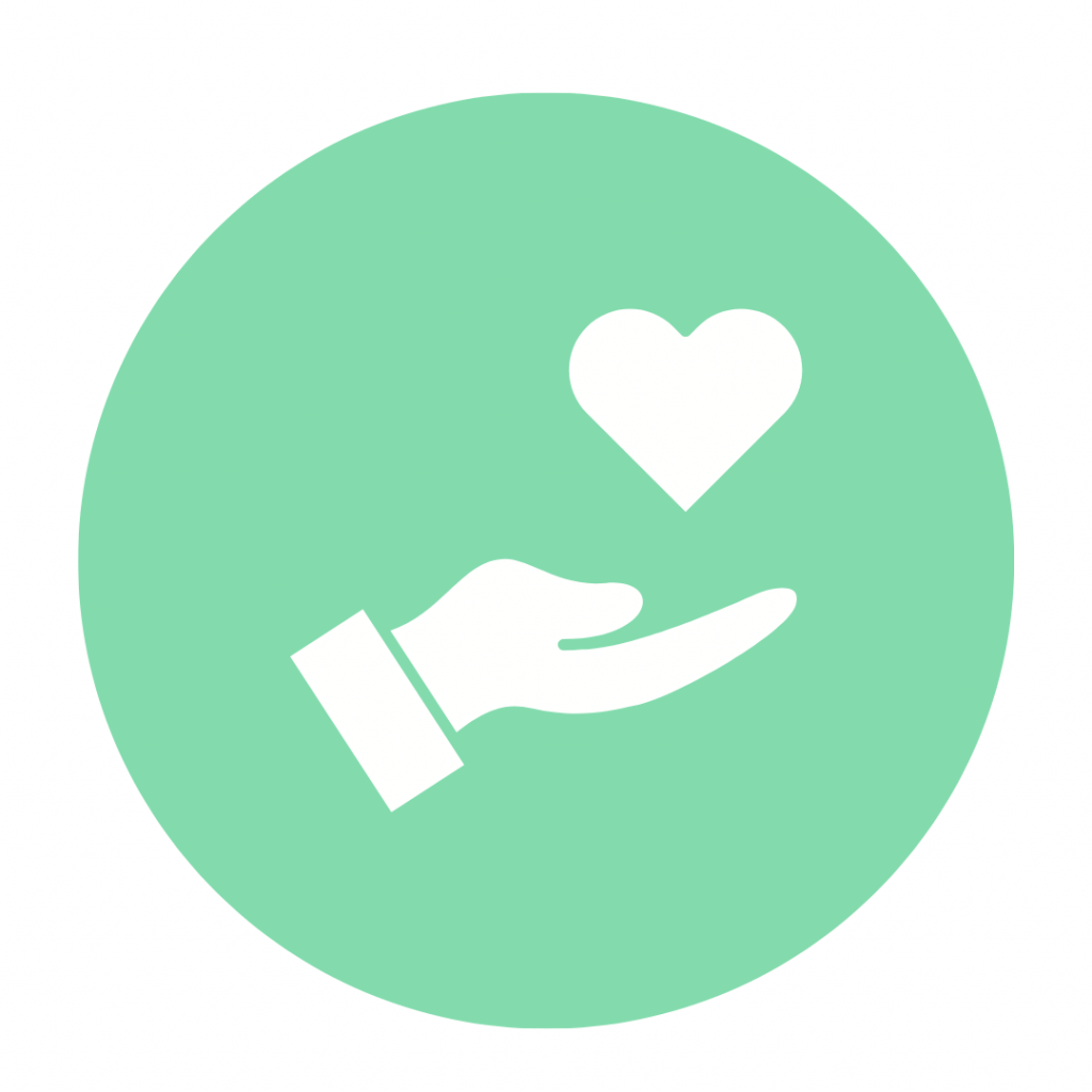 Graphic of chiropractor Petts Wood holding a heart to show great prices
