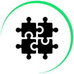 puzzle coming togther to represent our multidisciplinary clinical team at back Care Chiropractic